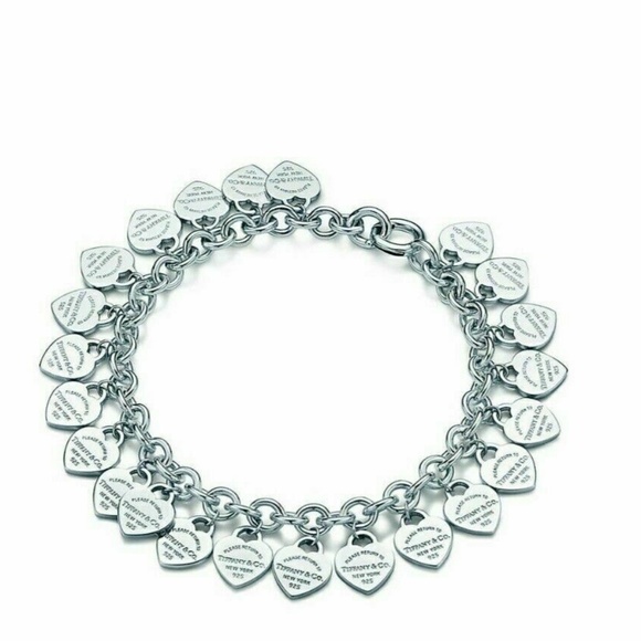 ISO TIFFANY & CO multi heart tag bracelet - Picture 1 of 1